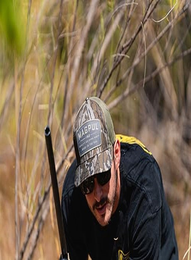 Magpul Trucker Hat Snap Back Baseball Cap, One Size Fits Most, Go Bang Bottomland Camo - Image 4